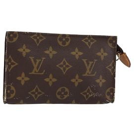 LOUIS VUITTON Monogram Bucket PM Pochette Accessori Vintage LV Auth th6483