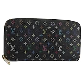Portafoglio Zippy Monogram Multicolore Nero M60243 LV Auth BA8385 - Louis Vuitton
