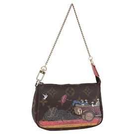 LOUIS VUITTON Mini Pochette Accesorios de Navidad Edición Limitada M41655 Auth 153564