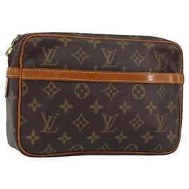 LOUIS VUITTON Clutch Compiegne 23 M51847 LV Auth BA7865
