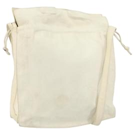 LOEWE Borsa a Spalla Anagram Pelle Bianca Auth 147902