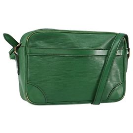 LOUIS VUITTON Borsa a Spalla Epi Trocadero 23 Verde M52304 LV Auth 151091