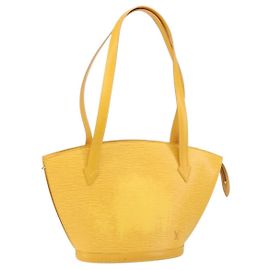 LOUIS VUITTON Borsa Lunga con Manici Saint Jacques Epi Gialla M52339 LV Auth 152206