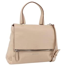 Borsa a mano GIVENCHY in pelle 2 vie blu baby argento autentica bs30809 - Givenchy