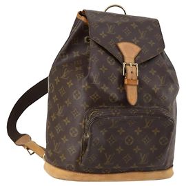 LOUIS VUITTON Zaino Monogram Montsouris GM M51135 LV Auth BA5703