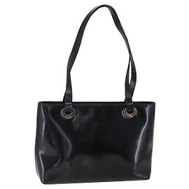 Borsa a Spalla GUCCI Pelle Verniciata Nera Oro 002 2058 0480 0 Auth bs30759