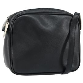 Schultertasche aus schwarzem Leder Salvatore Ferragamo Auth 151842