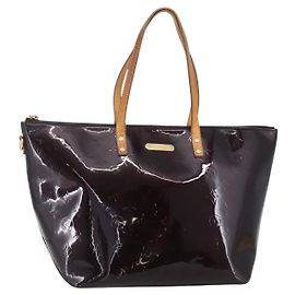 LOUIS VUITTON Borsa Tote Bellevue GM Monogram Vernis Amarante M93589 Auth BA8346