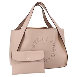 Stella McCartney Tote Bag aus Leder Beige 502793 Auth BA7042 - Autre Marque
