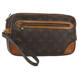 LOUIS VUITTON Clutch Marly Dragonne GM Monogram M51825 LV Auth th6337
