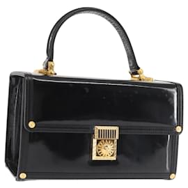 VERSACE Vanity Pouch Email Schwarz Gold Auth BA6291 - Versace