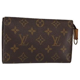 LOUIS VUITTON Monogramma Secchiello PM Pochette Accessorio LV Auth 144291