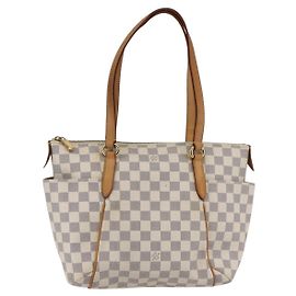 LOUIS VUITTON Borsa Tote Totally PM Damier Azur N41280 LV Auth 147355