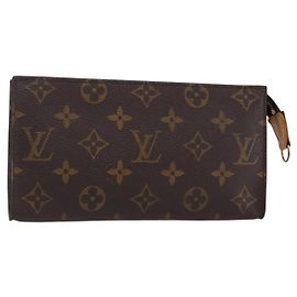 LOUIS VUITTON Monogram Bucket GM Accessory Pouch LV Auth 147234