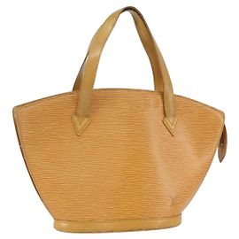 LOUIS VUITTON Borsa a Mano Epi Saint Jacques Gialla M52279 LV Auth 152931