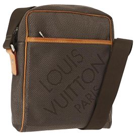 LOUIS VUITTON Borsa a Spalla Damier Geant Sitadan NM Marrone Coda M93224 Auth 151845