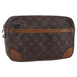 LOUIS VUITTON Clutch Compiegne 28 M51845 LV Auth BA7866