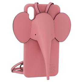 LOEWE iPhone XS Hülle aus Leder in Pink Auth BA7693 - Loewe