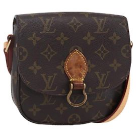 LOUIS VUITTON Monogram Saint Cloud PM Shoulder Bag M51244 LV Auth BA7849