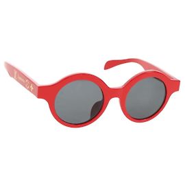 GAFAS DE SOL LOUIS VUITTON LV ~ Supreme de plástico Rojo LV Auth 128513M