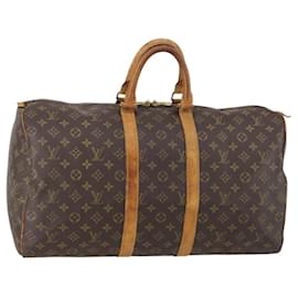 LOUIS VUITTON Borsa Boston Monogram Keepall 50 M41426 Auth LV 152323 - Louis Vuitton