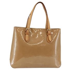 LOUIS VUITTON Borsa Brentwood Monogram Vernis Noisette M91511 Auth ep11096