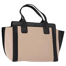 Chloé Borsa Tote in Pelle Chloe Alison Rosa Nera Auth am9218