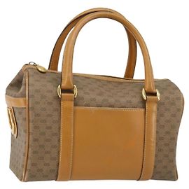 Gucci Borsa a mano Micro GG Supreme in PVC beige e oro 000 39 0158 Auth th6321