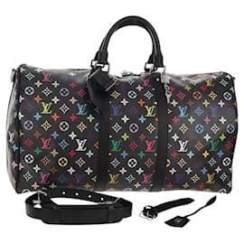 LOUIS VUITTON Borsa Keepall Bandoulière 50 Multicolore LVxTM M13745 Auth 147914SM