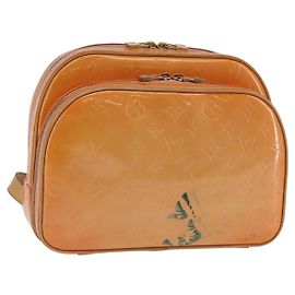 LOUIS VUITTON Vernis Marley Rucksack Marshmallow Pink M91039 LV Auth 144764