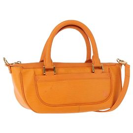 LOUIS VUITTON Epi Danura PM Tasche 2Way Orange Mandarine M5891H LV Auth 146329