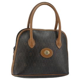 Handtasche aus Honigwaben-Canvas PVC schwarz Auth BA6581 Christian Dior
