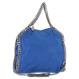 Borsa a spalla Falabella in suede blu Stella McCartney 371223 Auth 145513 - Autre Marque