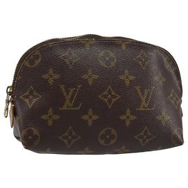 LOUIS VUITTON Pochette Cosmetica Monogram PM Pouch M43998 LV Auth BA8888