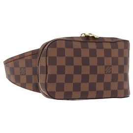 LOUIS VUITTON Borsa a Spalla Geronimos Damier Ebene N51994 Auth LV yk19788