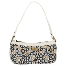Céline Bolso de Accesorios de Lona Marina Auténtico 154611
