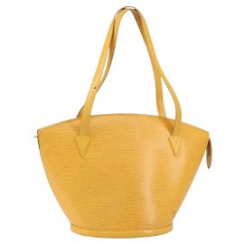 LOUIS VUITTON Borsa a Spalla Epi Saint Jacques Gialla M52269 Auth 153841
