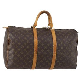 LOUIS VUITTON Borsa Boston Monogram Keepall 50 M41426 LV Auth 154814