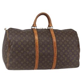 LOUIS VUITTON Borsa Boston Monogram Keepall 55 M41424 LV Auth ka634