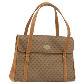 Gucci Borsa a Spalla Micro GG Supreme PVC Beige Oro 000 46 4857 Auth ep11557