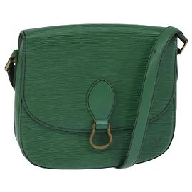 LOUIS VUITTON Borsa a Spalla Epi Saint Cloud GM Verde M52194 LV Auth BA7423