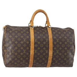 LOUIS VUITTON Borsa Boston Monogram Keepall 50 M41426 LV Auth 147844