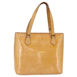 LOUIS VUITTON Borsa a Mano Monogram Vernis Houston Rosa M91054 LV Auth 149967