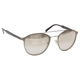 PRADA Sonnenbrille Metall Braun SPR62T Auth 154897 - Prada
