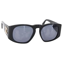 Gafas de sol CHANEL Plástico Negro CC Auth yk19628