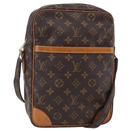 LOUIS VUITTON Monogram Danube MM Schultertasche M45264 LV Auth ep12005
