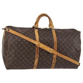 LOUIS VUITTON Borsa Boston Monogram Keepall Bandoulière 60 M41412 LV Auth 144769