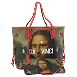 LOUIS VUITTON Masters Kollektion DA VINCI Neverfull MM Tasche M43373 LV Auth 47430SM