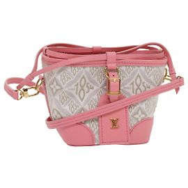 LOUIS VUITTON Borsa Noe Perth Usata Stampa 1854 Rosa M81112 LV Auth 69112SAM