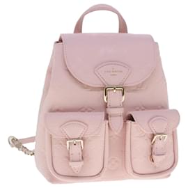 LOUIS VUITTON Monogram Empreinte Backup Rucksack Rosa M47074 LV Auth 91596SM